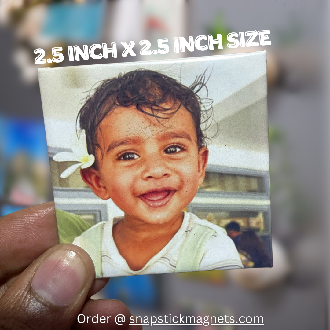 Photo Fridge Magnet 2.5 inch x 2.5 inch